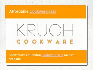 Cookware sets