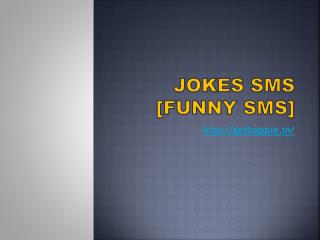 Jokes SMS [Funny SMS]