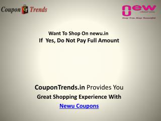 Newu Coupons