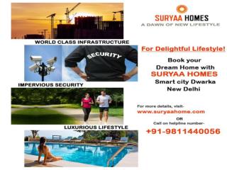 Book 2BHK flats in dwarka k-1 zone with Suryaa Homes