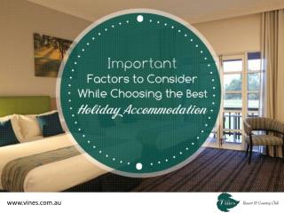 Find a Perfect Holiday Accommodation in Swan Valley
