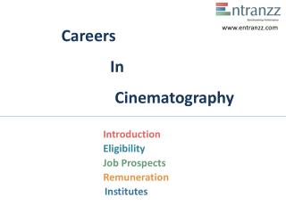 Careers In Cinematography