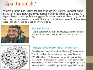 Apa Itu Imlek?