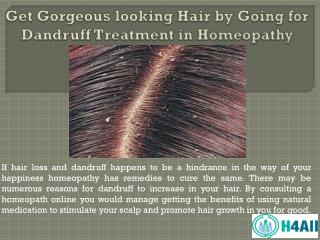 Get Gorgeous looking Hair by Going for Dandruff Treatment in Homeopathy