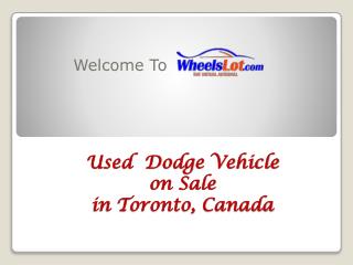 Used Dodge Grand Caravan on Sale in Toronto