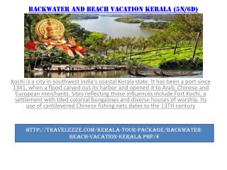 BACKWATER AND BEACH VACATION KERALA (5N/6D)