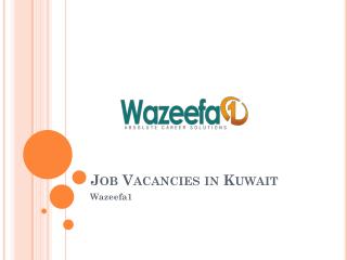 Job vacancies in Kuwait
