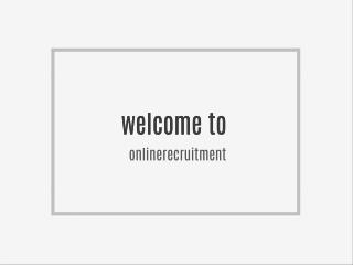 onlinerecruitment, notification