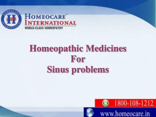 Clearup your sinus infections with Homeopathy