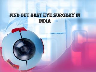 Eye surgery in India,