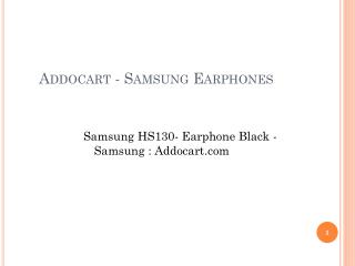 Addocart - Samsung Earphones