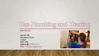 Gas Plumbing and Heating Repairing Services in London