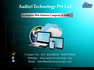 A complete Web Solution Company in India