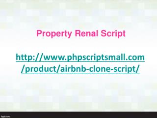 Property Rental Script