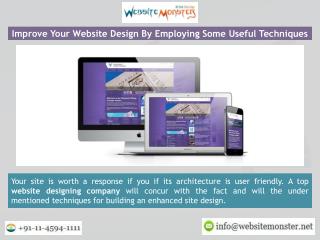 Website Monster a Leading Web Designing Company in India