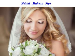 Bridal makeup tips