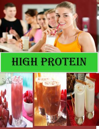 High Protein Diet Drinks