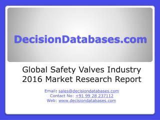 Safety Valves Market Analysis 2016 Development Trends
