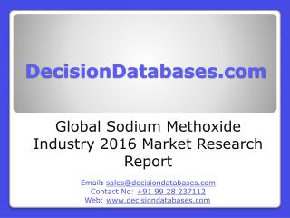 Global Sodium Methoxide Industry Sales and Revenue Forecast 2016