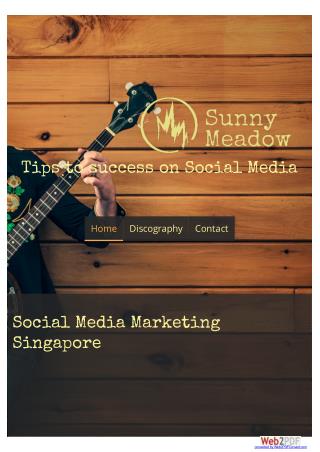 Social Media Marketing Singapore
