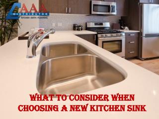 Tips for Kitchen Sink Selection