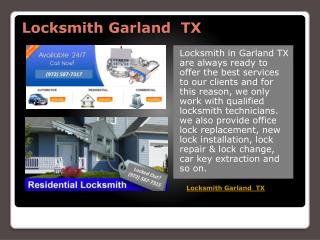 Locksmith Garland TX