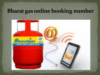 Bharat Gas Online Booking Number