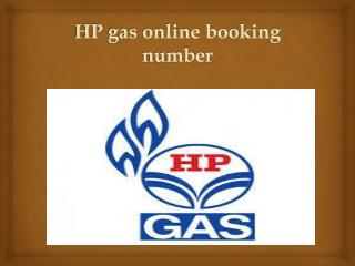 hp gas online booking number