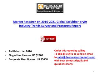 Scrubber-dryer Industry Global Market Growth Analysis and 2021 Forecast