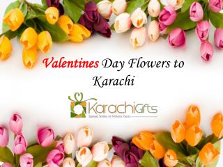 Valentines Day Flowers to Karachi---KarachiGifts.com