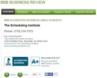 The Scheduling Institute Reviews