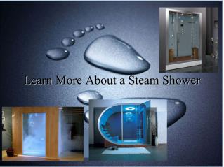 Learn More About a Steam Shower