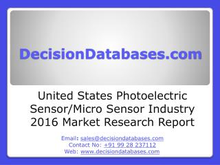 Photoelectric Sensor-Micro Sensor Market United States Analysis and Forecasts 2020