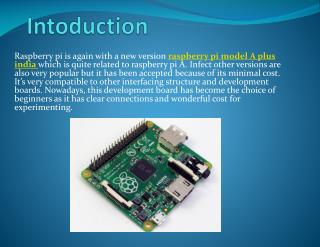 Raspberry Pi Model a Plus ( ) Board India – Robomart