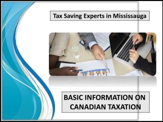 Basic Information on Canadian Taxation