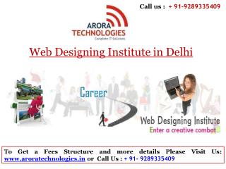 web designing institute in delhi