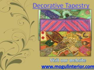 Decorative Tapestry www.mogulinterior.com