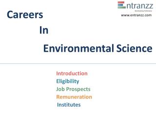 Careers In Environmental Science