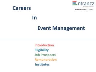 Careers In Event Management