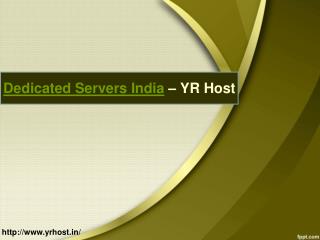 Reliable Web Hosting India - YR Host