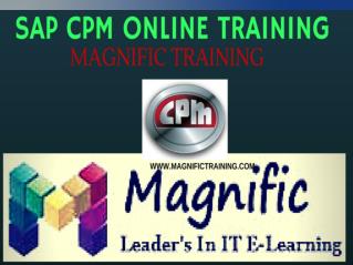 sap CPM online training in uk