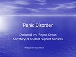 Panic Disorder