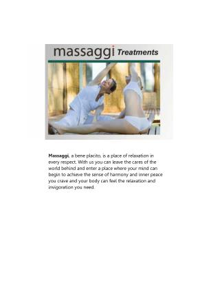 Massaggi Treatments