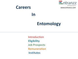 Careers In Entomology