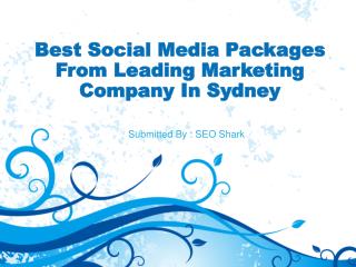 Best Social Media Packages From Leading Marketing Company In Sydney
