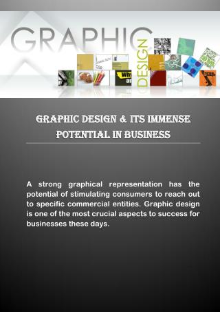 Graphic Design & Its Immense Potential in Business