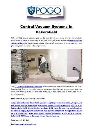 Central Vacuum Systems In Bakersfield
