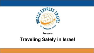 Traveling Safely in Israel