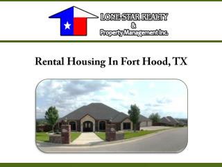 Rental Housing In Fort Hood, TX