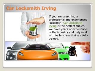 Car Lockmsith Irving